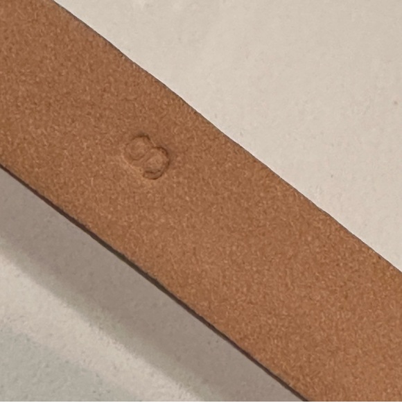 J. Crew Gray Suede Leather Sparkle Belt Womens S Studded Y2K 90s Thin Rivets - Picture 10 of 14